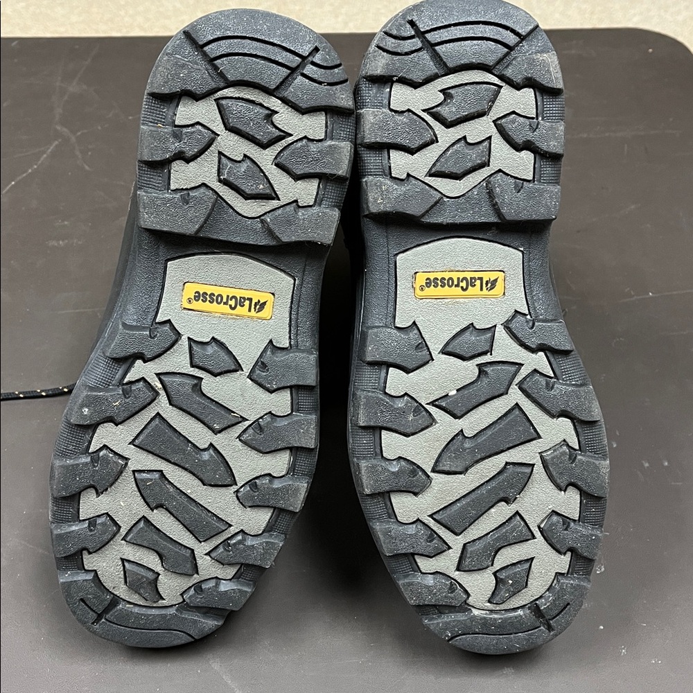 LaCrosse winter insulated Black and Brown iceman Boots 12 - Picture 7 of 9